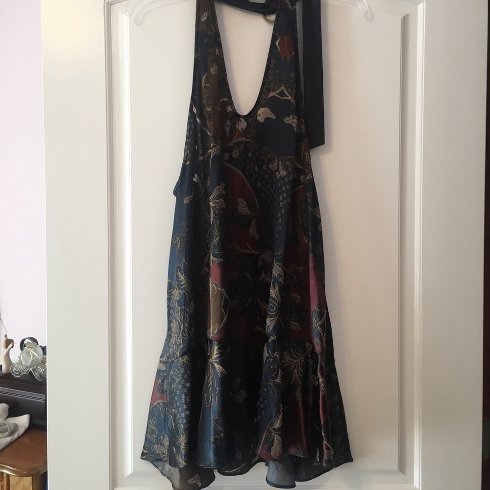 Free People Ruffled Tunic Halter Dress